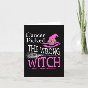 Cancern har fått fel Witch-funny Halloween Brea Kort