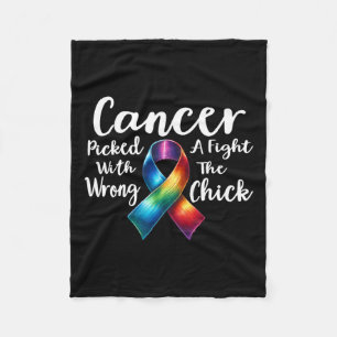 Cancern kämpade med fel Chick Fleecefilt