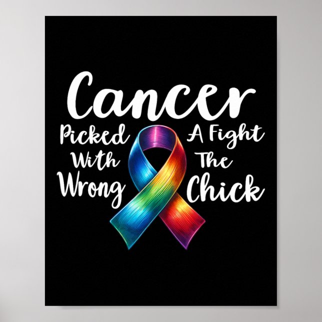 Cancern kämpade med fel Chick Poster (Framsidan)
