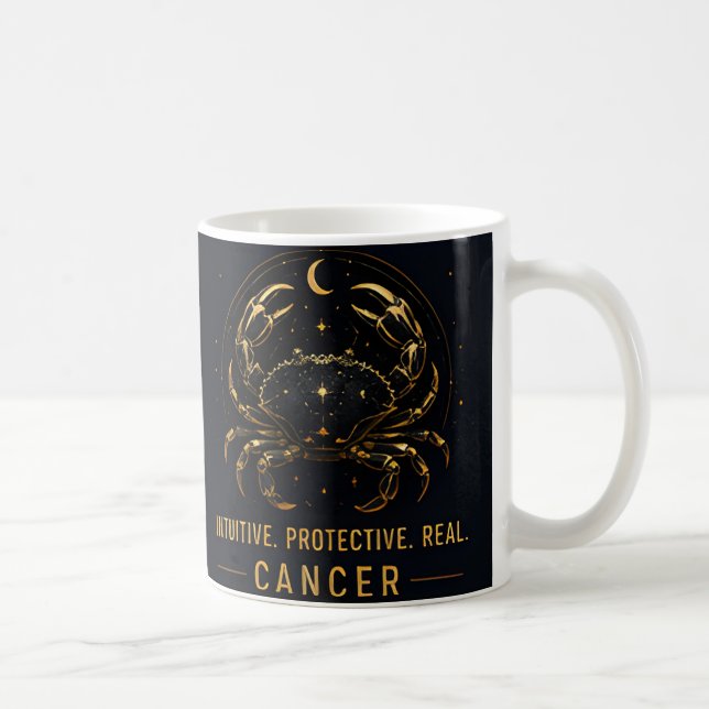 Cancern Kräftans Zodiakteckens Celestiala Horoskop Kaffemugg (Höger)