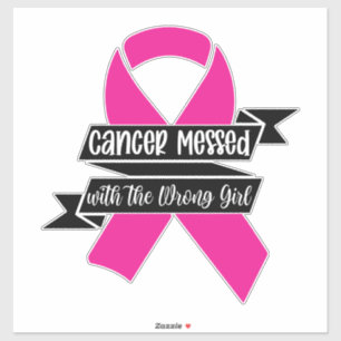 Cancern meddelades med fel flicka klistermärken