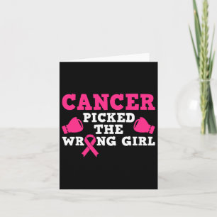 Cancern plockade fel Rosa på Flickor Kort