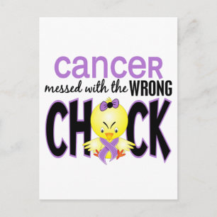 Cancern som skickas med fel Chick Vykort