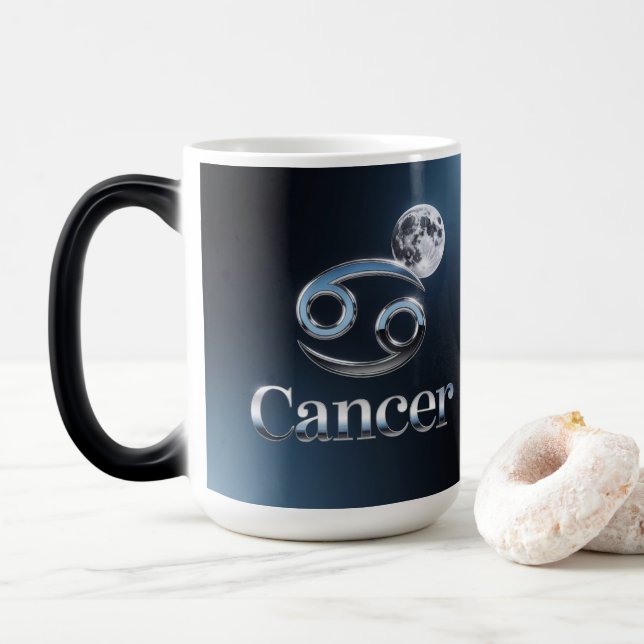 Cancern Stjärntecken Glyph Månen Morphing Mugg (Med munk)