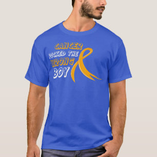 Cancern valde fel pojke, barncancer t shirt
