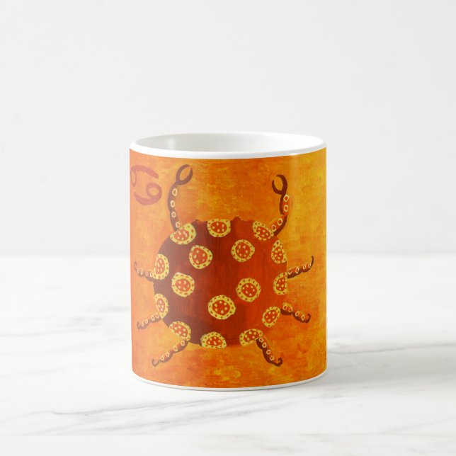 Cancerns horoskop Zodiak Stjärntecken Kaffemugg (Center)