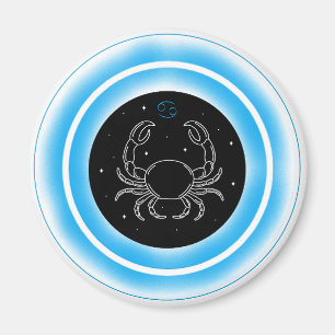 Cancernymbold – Minimalt astrologiskt emblem Magnet