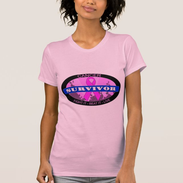 Canceröverlevande Tee Shirt (Framsida)