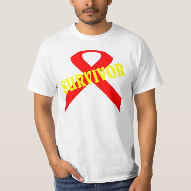 Canceröverlevare. T-shirt (Framsida)