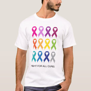 Cancerrosett band för att slåss alla typer av t shirt