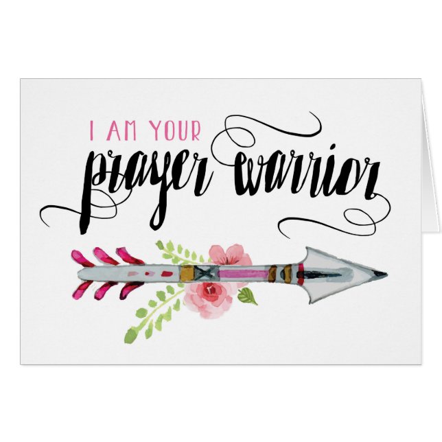 Cancerservice, religiösa, I-förmiddag din Hälsningskort (Framsidan Horizontal)