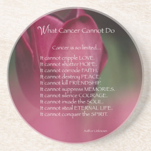 Cancerstöd, Vad cancer inte kan göra, Blommor Underlägg