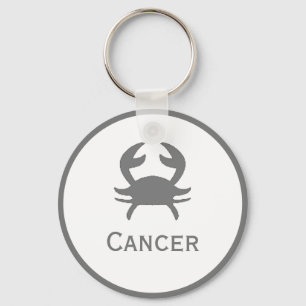 Cancertecken på Zodiac Design Nyckelring