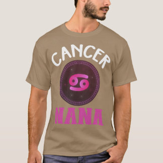 Cancertecknet Cancer Nana Horoscope Astrolog T Shirt