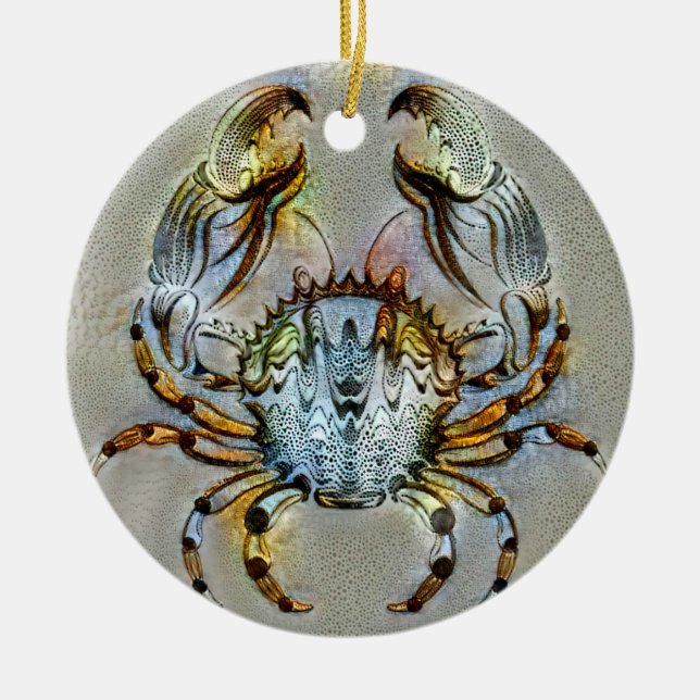 CancerVenedig Julgransprydnad Keramik (Framsidan)