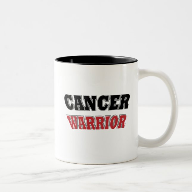 CancerWarrior. Två-Tonad Mugg (Höger)
