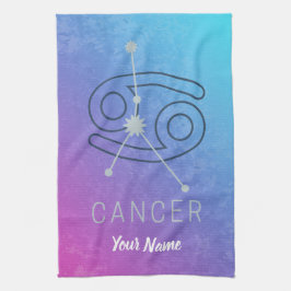 Cancerzodiac Stjärntecken Horoscope Constellation Kökshandduk