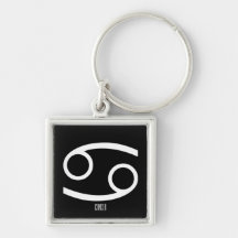 CANCERZodiac undertecknar Keychain