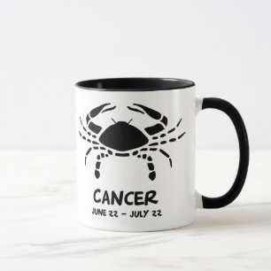 Cancerzodiac undertecknar mugg