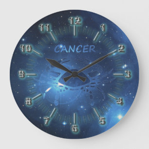 Cancerzodiac undertecknar stor klocka