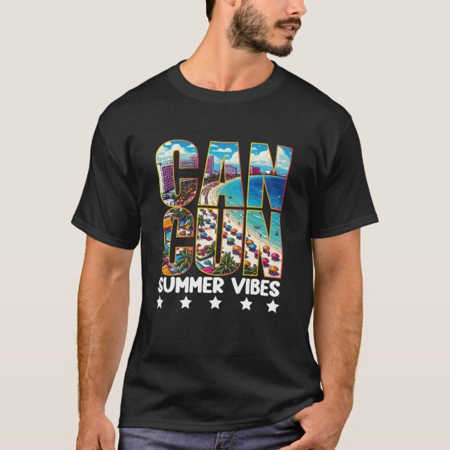 CANCUN BEACH Älskare Tropical Paradise Souvenir T Shirt (Framsida)