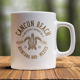 Cancun Beach Mexico | Paradise Mexican Caribbean Kaffemugg