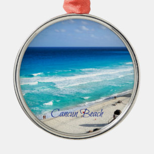 Cancun Beach, Mexiko Julgransprydnad Metall