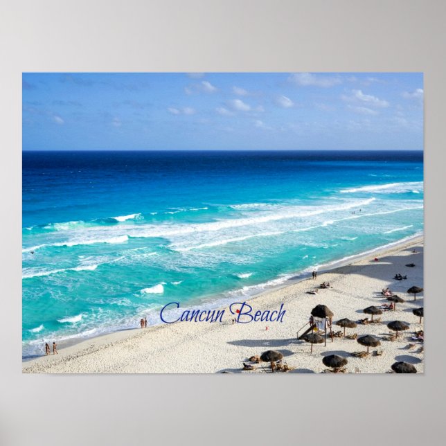 Cancun Beach, Mexiko Poster (Framsidan)