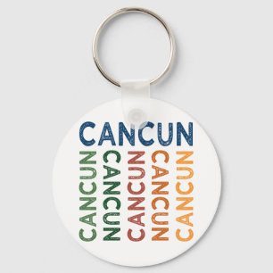 Cancun Cute Colorful Nyckelring