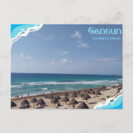 Cancun-Dolphin´s Beach Vykort