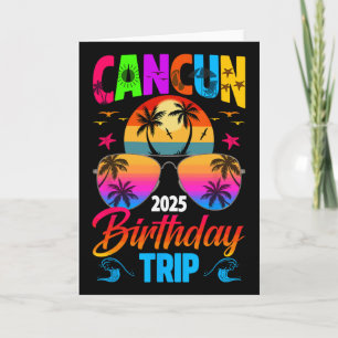 Cancun Födelsedagsresa 2025 Singlar Sommar Strand  Kort