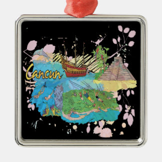 Cancun Julgransprydnad Metall