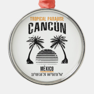 Cancún Julgransprydnad Metall