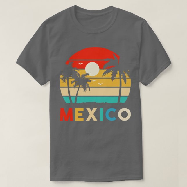 Cancun Mexican Sunset Beach Mexiko T Shirt (Design framsida)