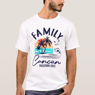 CANCUN MEXICO 2022 Vacation Beach Matching Family T Shirt