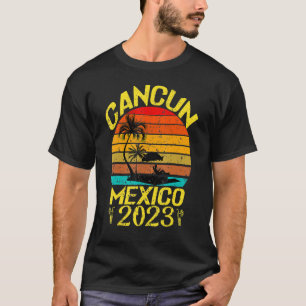 Cancun Mexico 2023 Souvenir Family Matching Vacati T Shirt