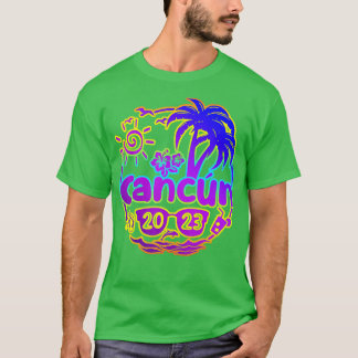 Cancun Mexico 2023 Summer Vacation Hawaii Beach Su T Shirt