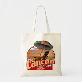 Cancun Mexico Beach Scene Design Tygkasse
