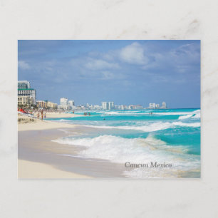 Cancun Mexico Beach Vykort
