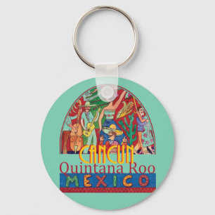 CANCUN Mexico Keychain Nyckelring