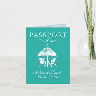 Cancun Mexico Passport Spara datum meddelande