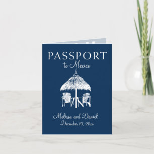Cancun Mexico Passport Spara datum meddelande