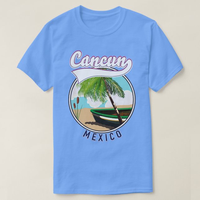 Cancun Mexico-resa T Shirt (Design framsida)