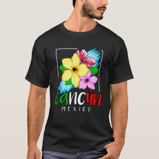 Cancun Mexico Souvenir Gift Påsklov Summer Va T Shirt