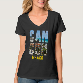 Cancun Mexico Souvenir Gift Vår sommar Vacation T Shirt
