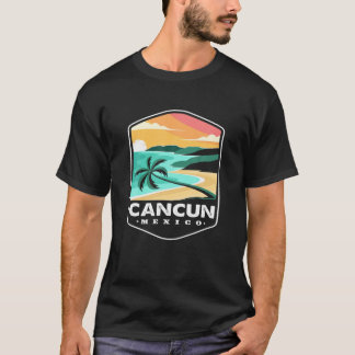 Cancun Mexico Sunset Handflatan Souvenir Family Ma T Shirt