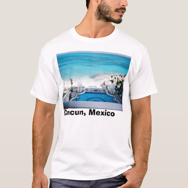 Cancun Mexico Tee Shirt (Framsida)