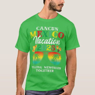 Cancun Mexico Vacation 2025 Resa Beach Matching Fa T Shirt