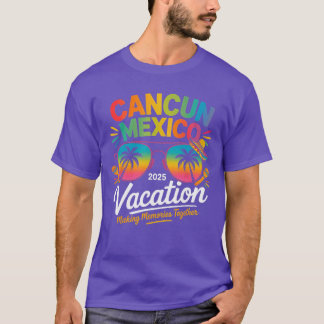 Cancun Mexico Vacation Beach 2025 Resa Group Squad T Shirt