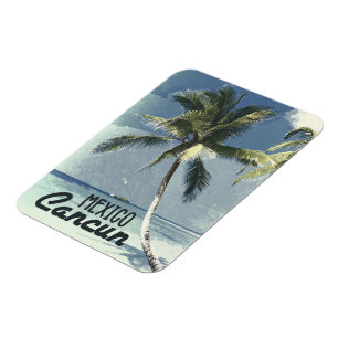 Cancun Mexico Vintage resor Vacation Beach Magnet